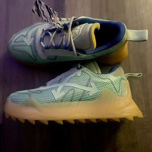 OFF-WHITE ODSY-1000 'Transparent Sole - White Silver' OMIA179R21FAB0010172 sz44